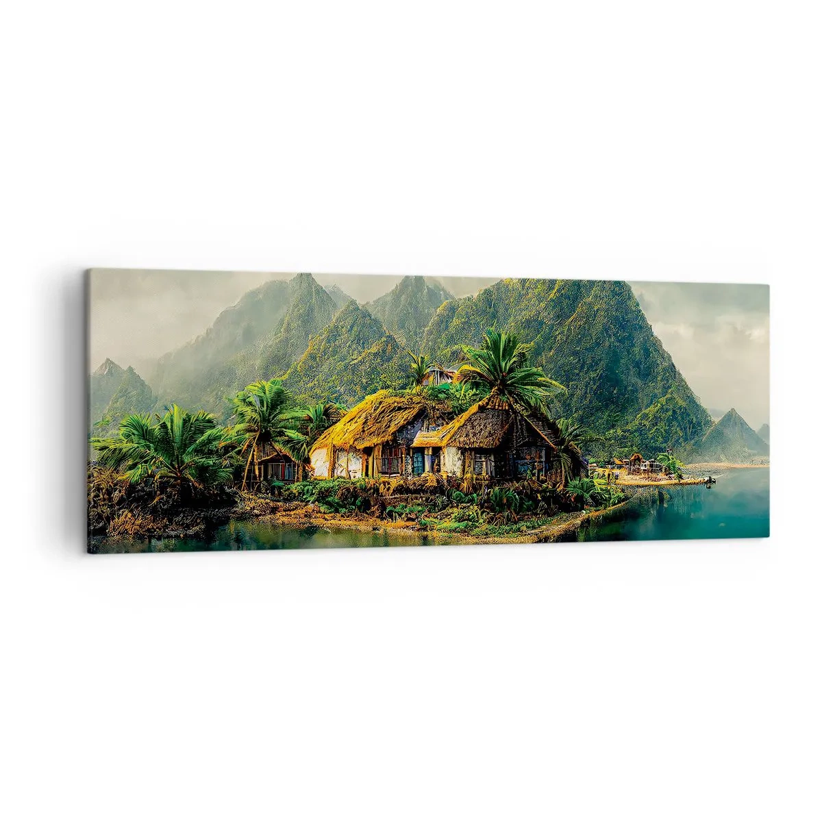 Vászonkép - Trópusi paradicsom - 140x50 cm