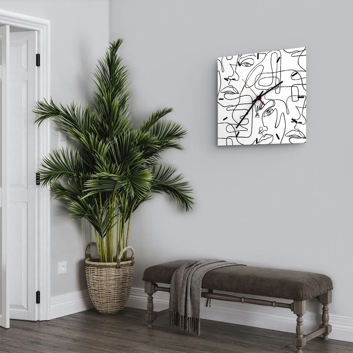 Falióra, Óra - Összegabalyodott érzelmekben - 30x30 cm