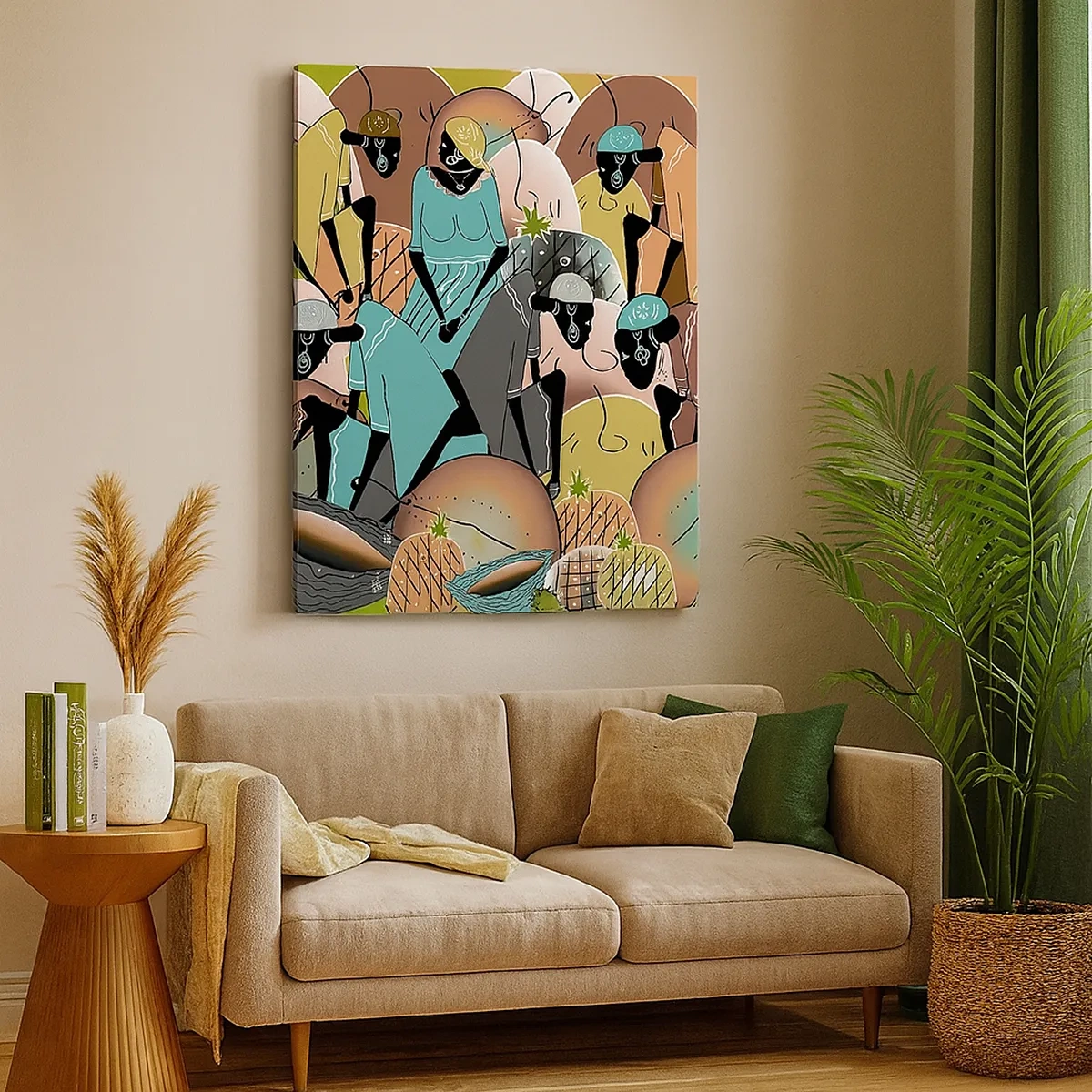 Vászonkép - Jön a nagy ünnep - 50x70 cm