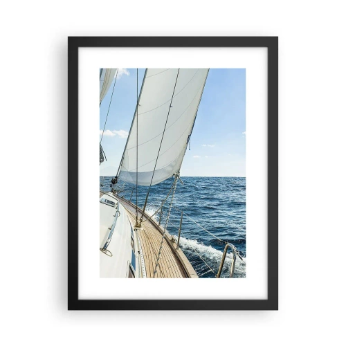 Poszter fehér keretben - Ó, kaland - 30x40 cm