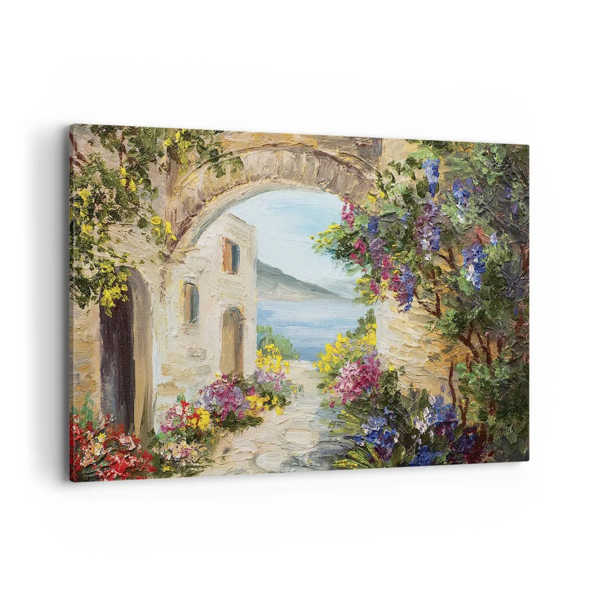 Vászonkép - Egy tengerparti vidék varázsa - 120x80 cm