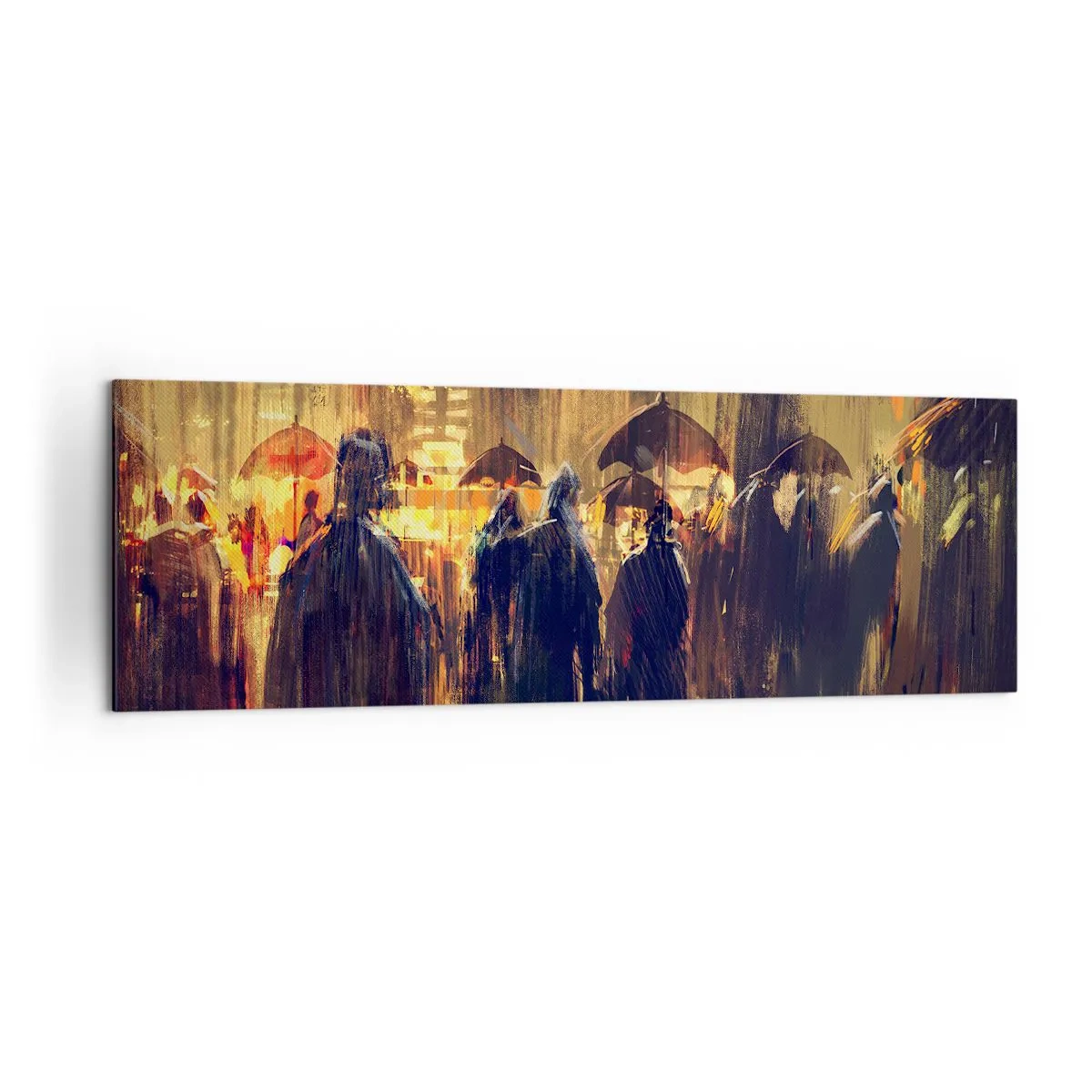 Vászonkép - Az eső imádói - 160x50 cm