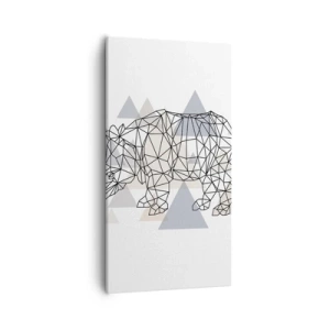 Vászonkép - Az erő szerkezete - 55x100 cm