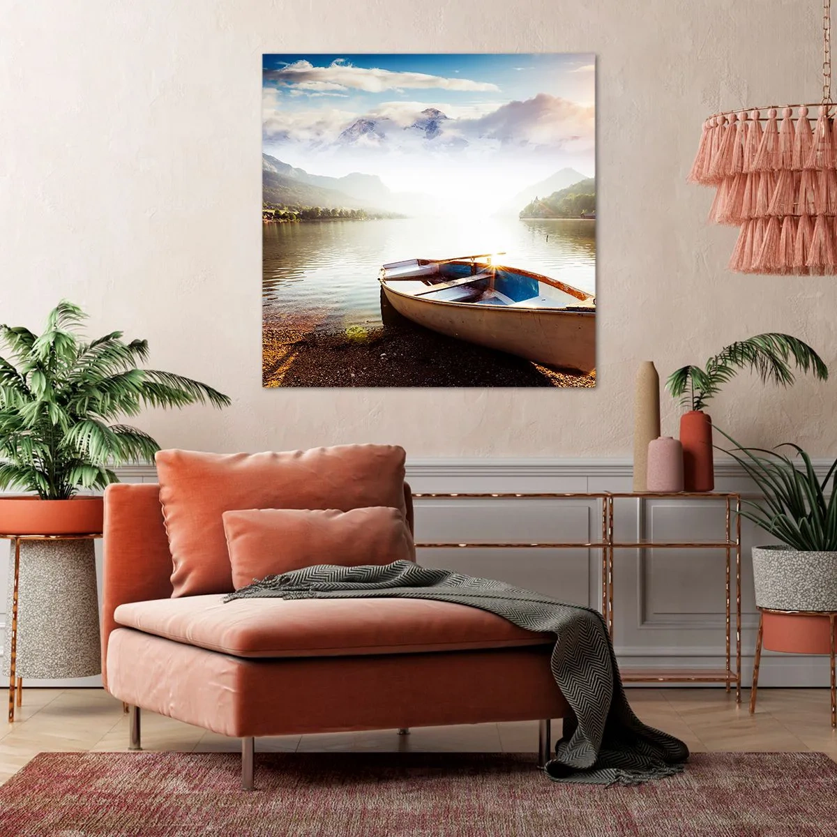 Vászonkép - Nagy és tiszta víz felett - 60x60 cm