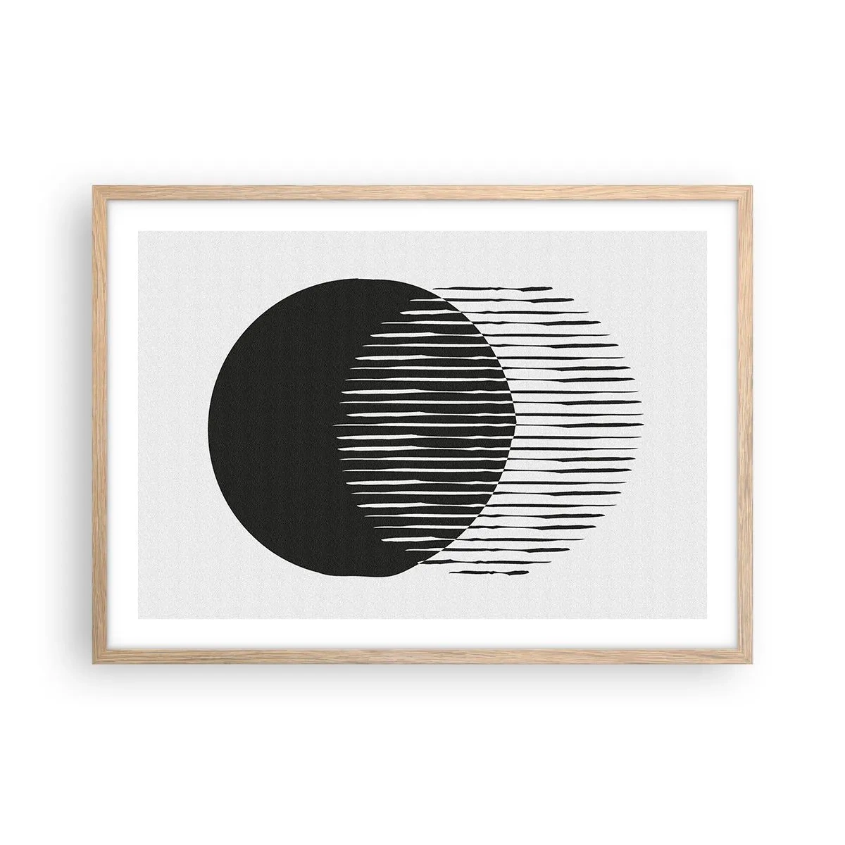 Poszter világos tölgy keretben - Az alteregója - 70x50 cm