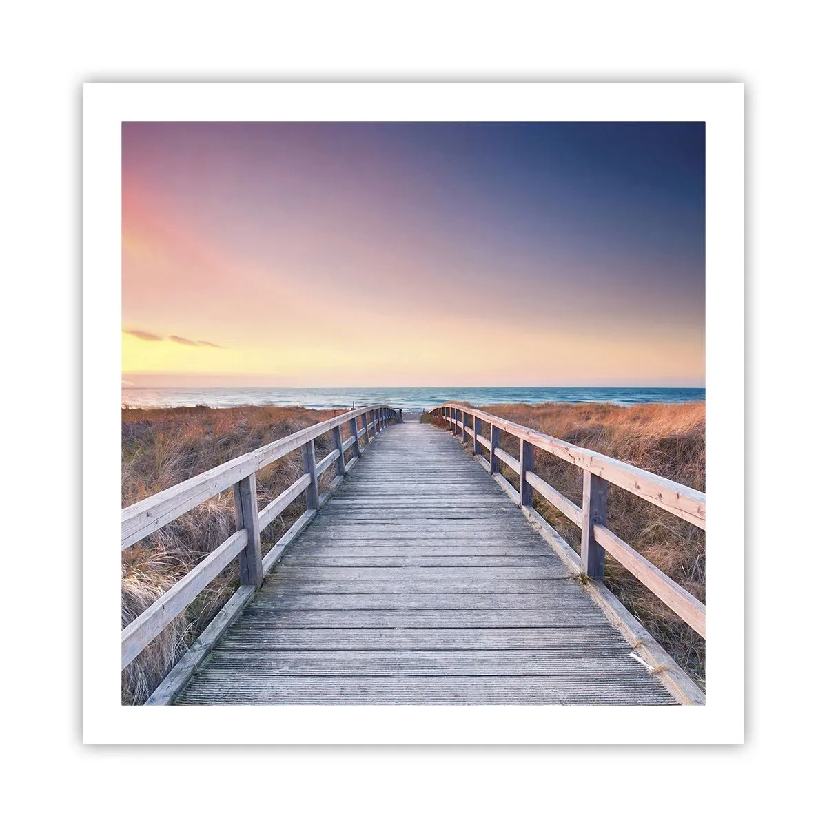 Poszter - Balti esti aurora - 60x60 cm