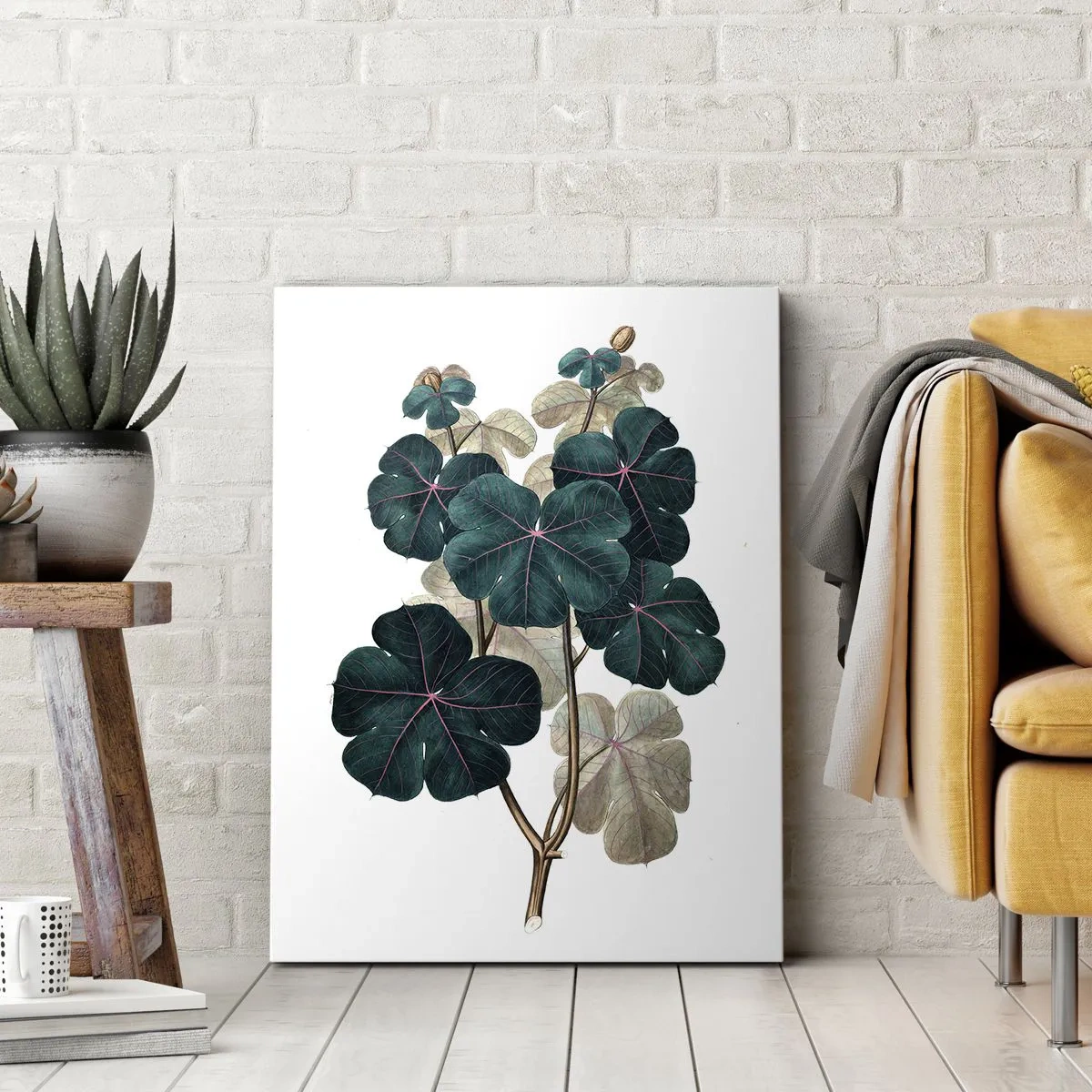 Vászonkép - Egy régi herbáriumból - 45x80 cm