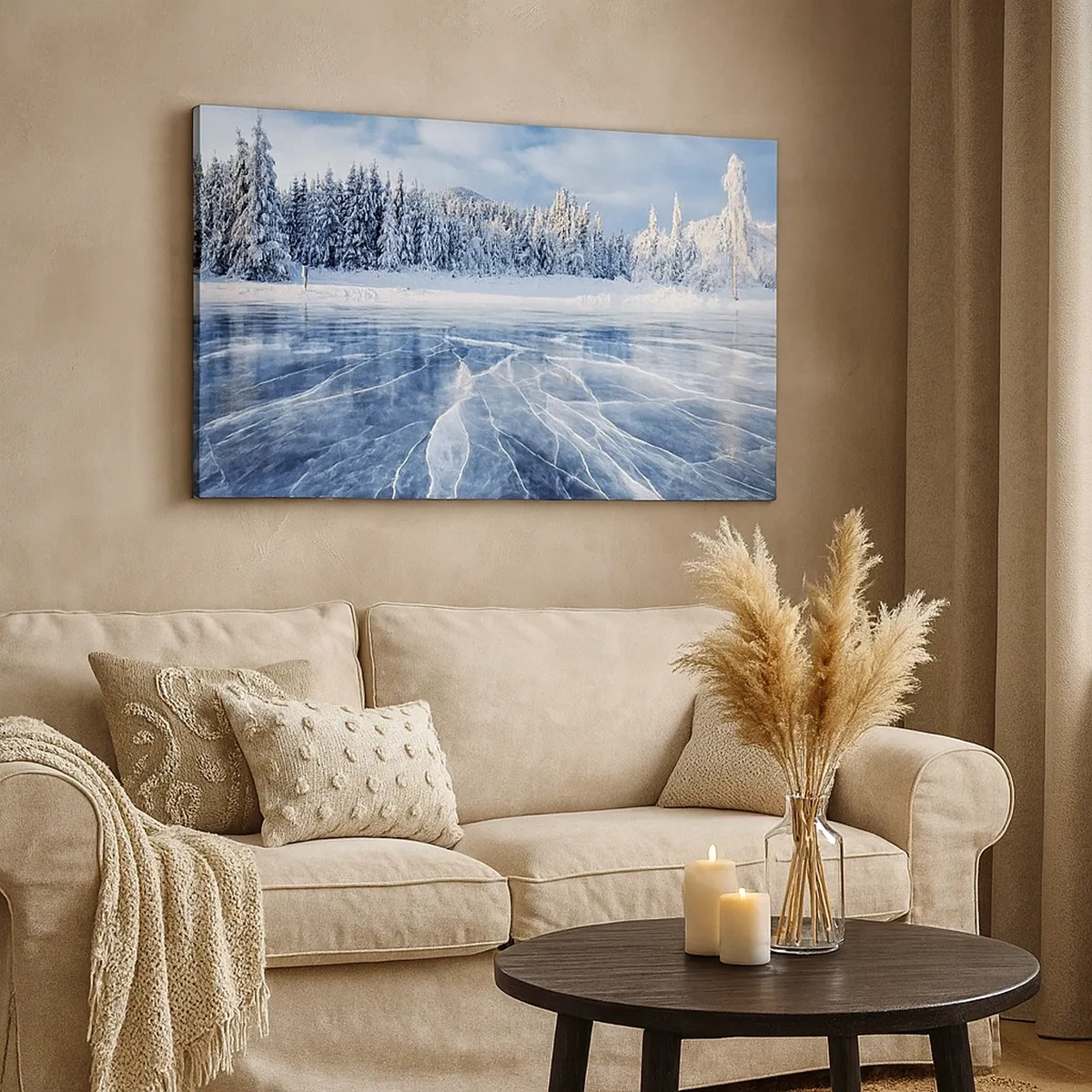 Vászonkép - Káprázatos és kristályos látvány - 30x30 cm