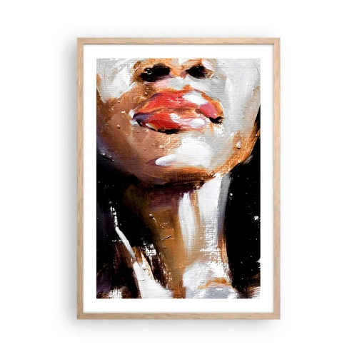 Poszter világos tölgy keretben - Büszkeség előítélet nélkül - 50x70 cm