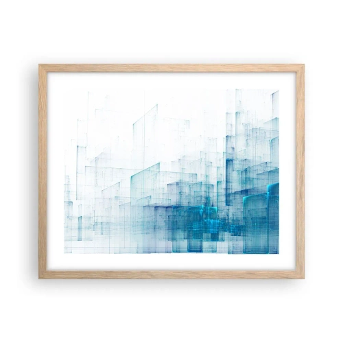 Poszter világos tölgy keretben - Hogyan lett az űr - 50x40 cm
