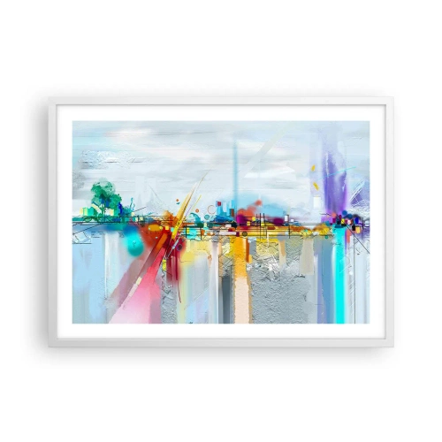 Poszter fekete keretben - Az öröm hídja az élet folyóján - 70x50 cm