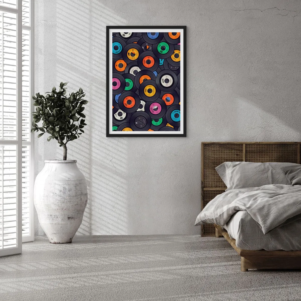 Poszter fehér keretben - A klasszika színei - 40x50 cm