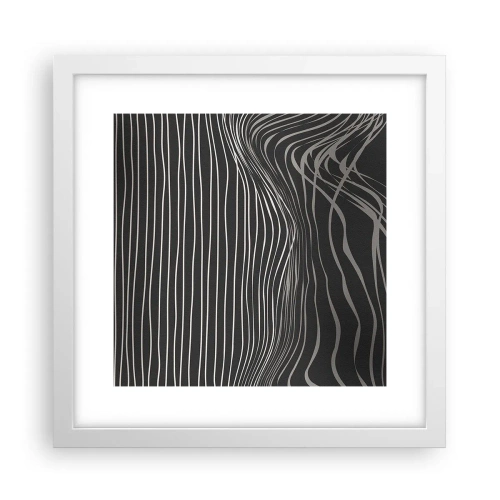 Poszter fekete keretben - Ritmus és akcentus - 30x30 cm