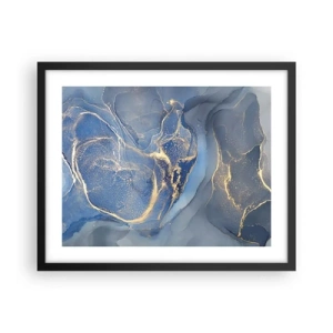 Poszter fehér keretben - Arany por - 50x40 cm