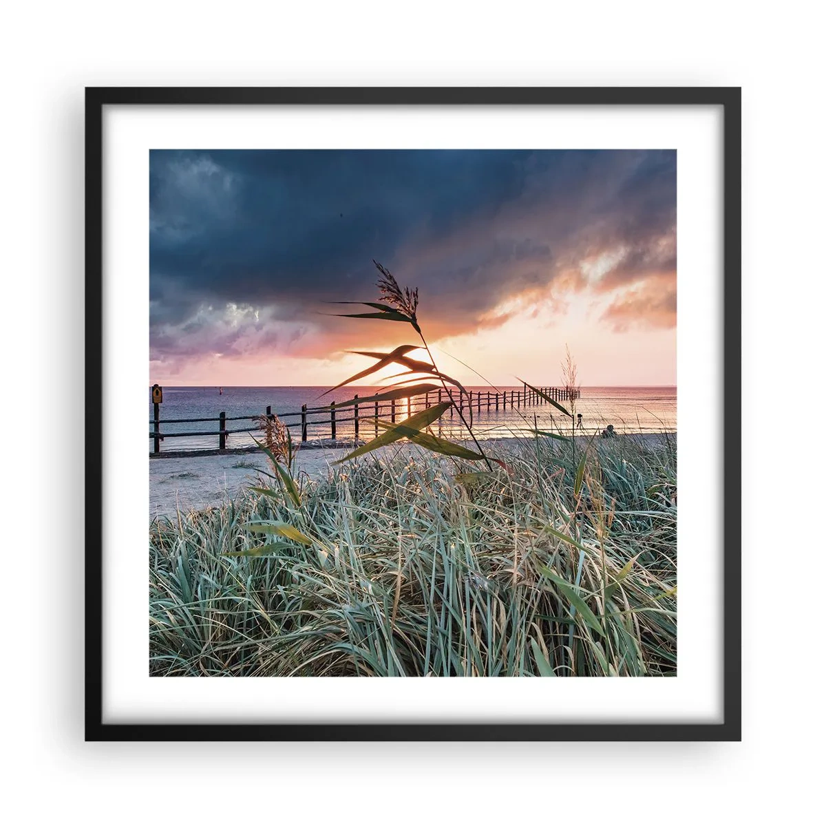 Poszter fehér keretben - Nem múlik el a széllel - 50x50 cm