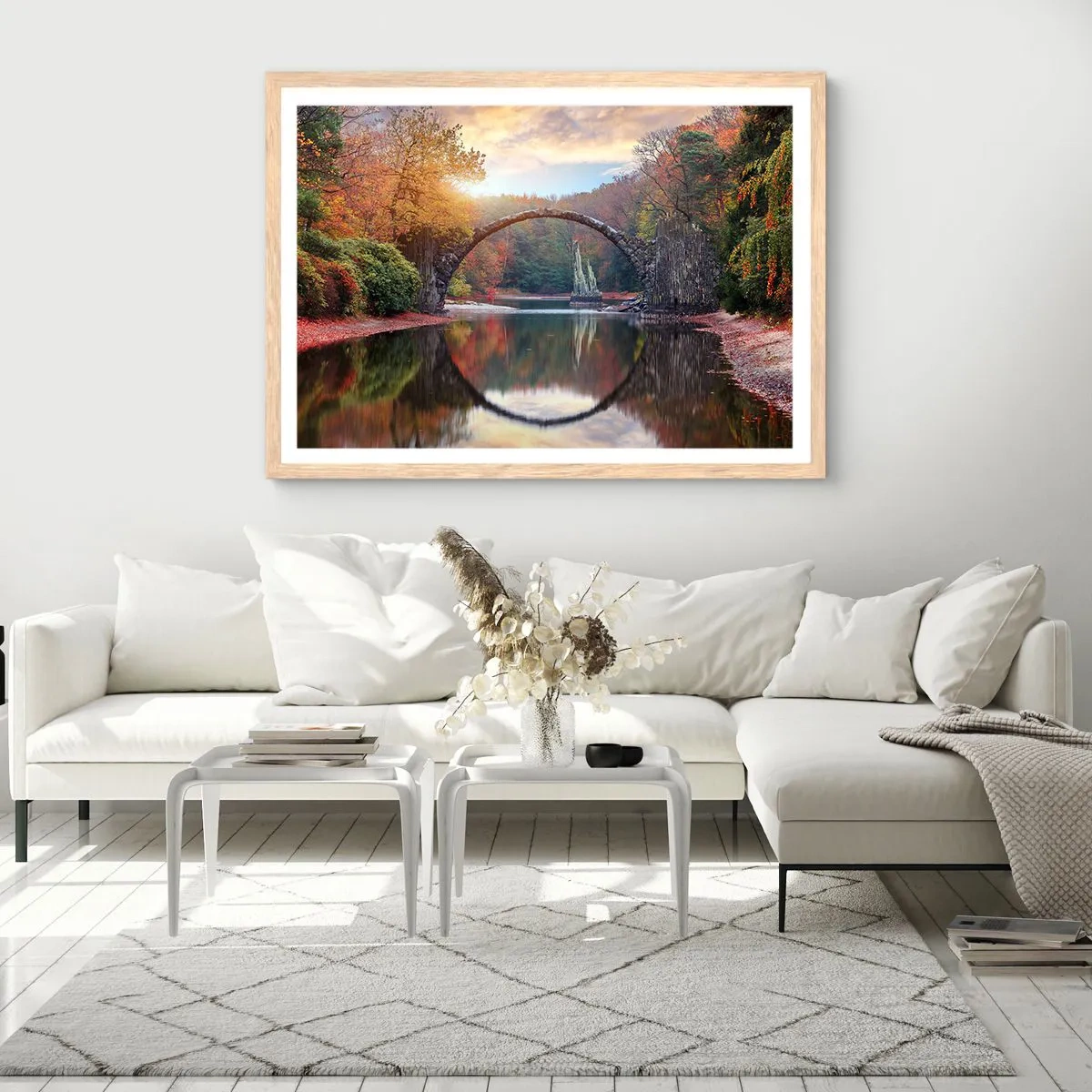 Poszter világos tölgy keretben - A tükör másik oldalán - 70x50 cm