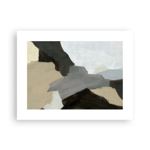 Poszter - Absztrakció: a szürke elválasztásai - 40x30 cm