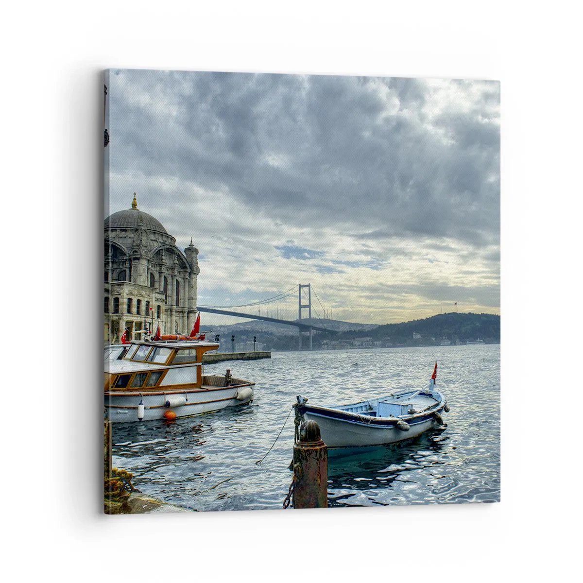 Vászonkép - A világok határán - 70x70 cm