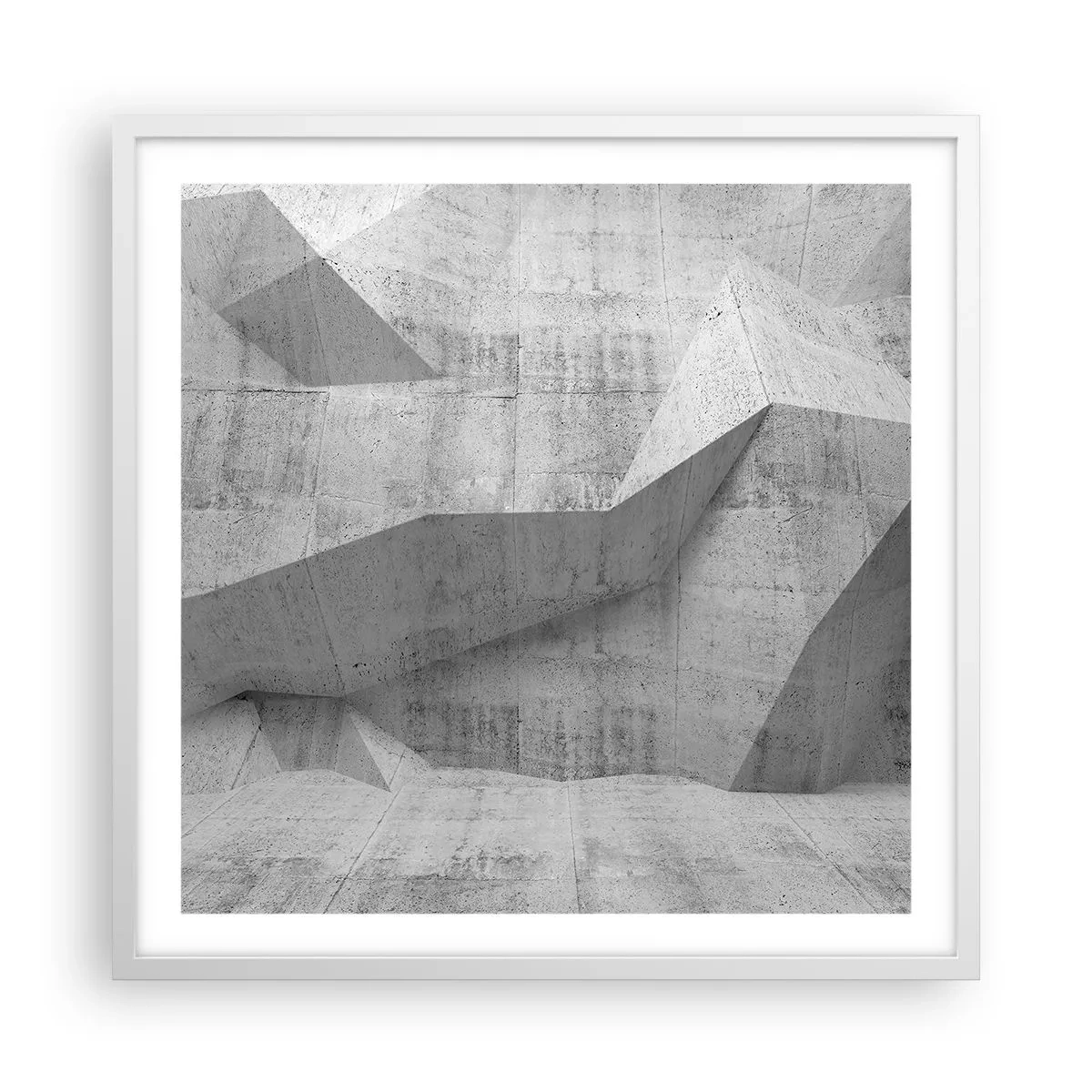 Poszter fekete keretben - Igazi kihívás - 60x60 cm