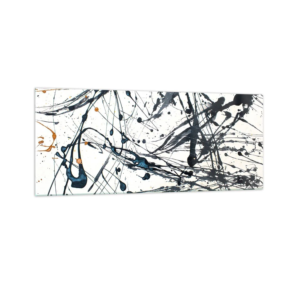 Üveg kép - Expresszionista absztrakció - 100x40 cm