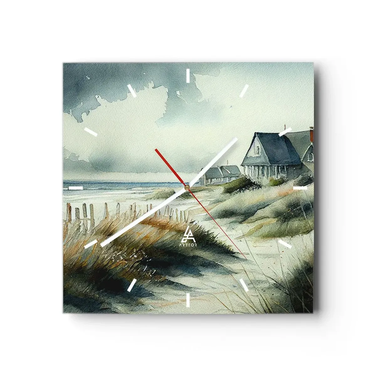 Falióra, Óra - Távol a nyüzsgéstől - 40x40 cm