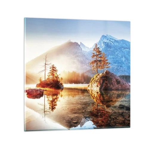 Üveg kép - A természet új fényben - 70x70 cm