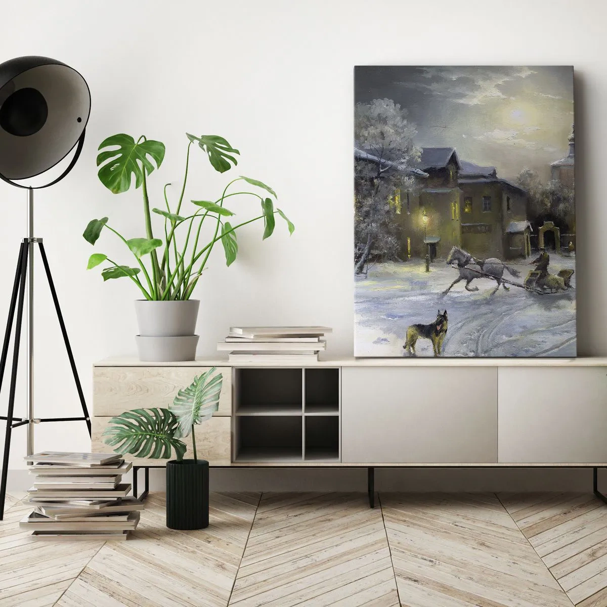 Vászonkép - Az orosz tél varázsa - 65x120 cm