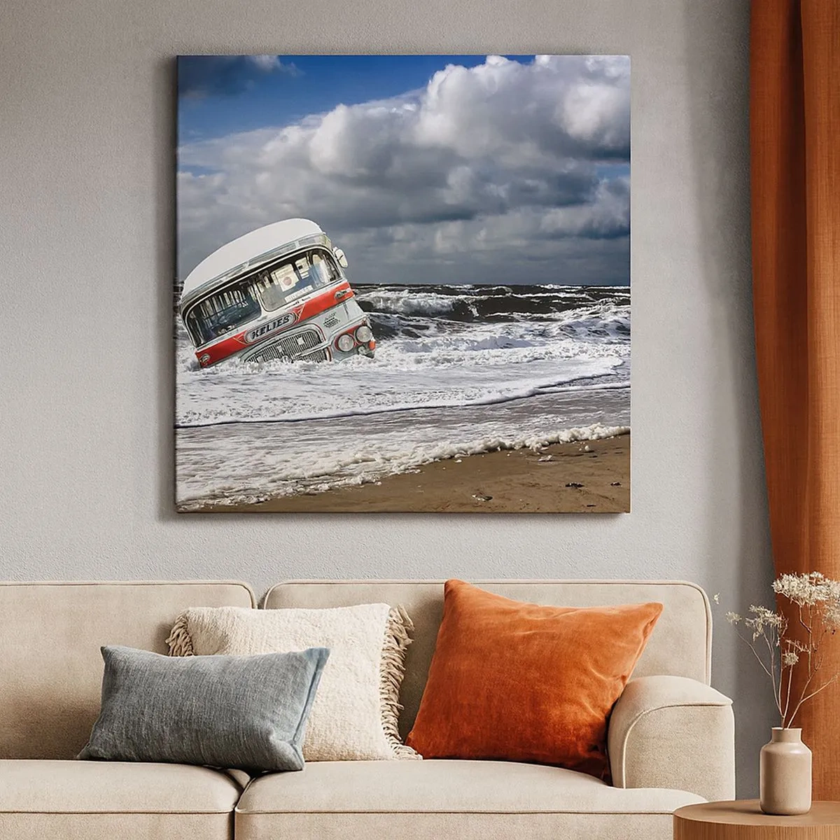 Vászonkép - Min csodálkozol? - 30x30 cm