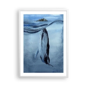 Poszter fekete keretben - Észak két világa - 50x70 cm