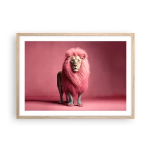 Poszter világos tölgy keretben - És már nem félsz - 70x50 cm