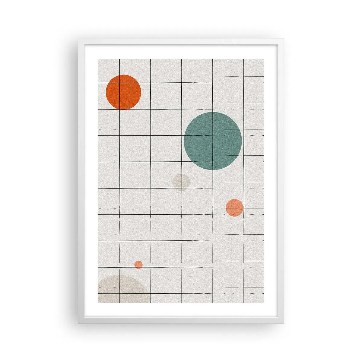 Poszter fekete keretben - Csapdába esve. Mi vagy ők? - 50x70 cm