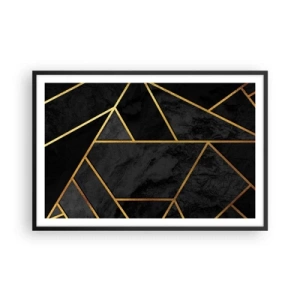 Poszter fehér keretben - Sötétség és ragyogás - 91x61 cm