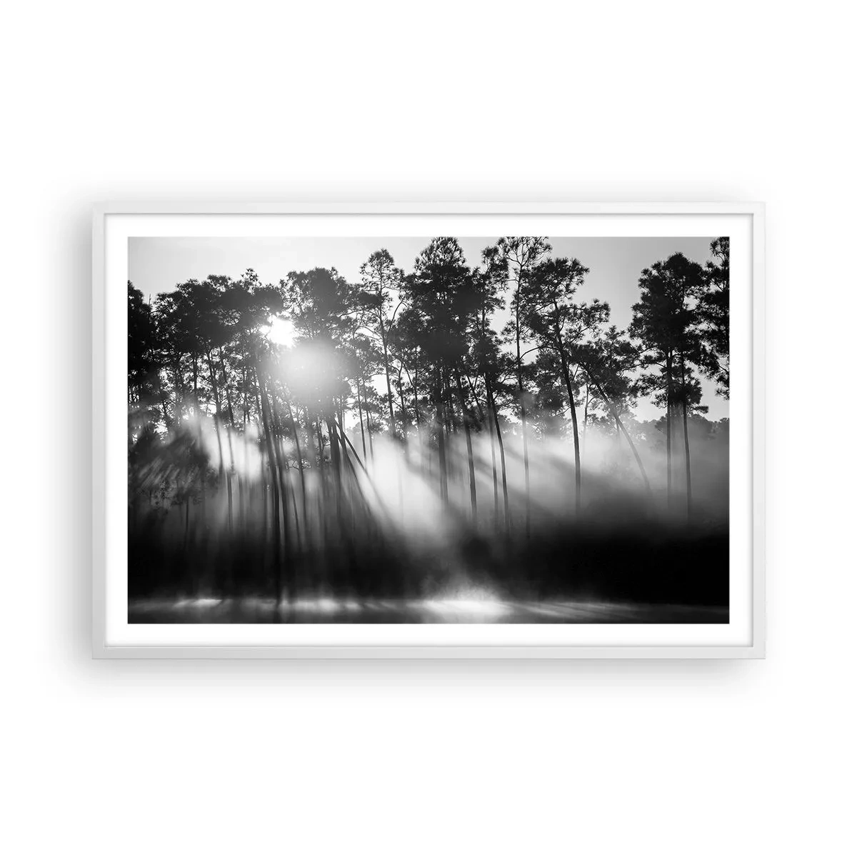 Poszter fekete keretben - Megállíthatatlan nap - 91x61 cm