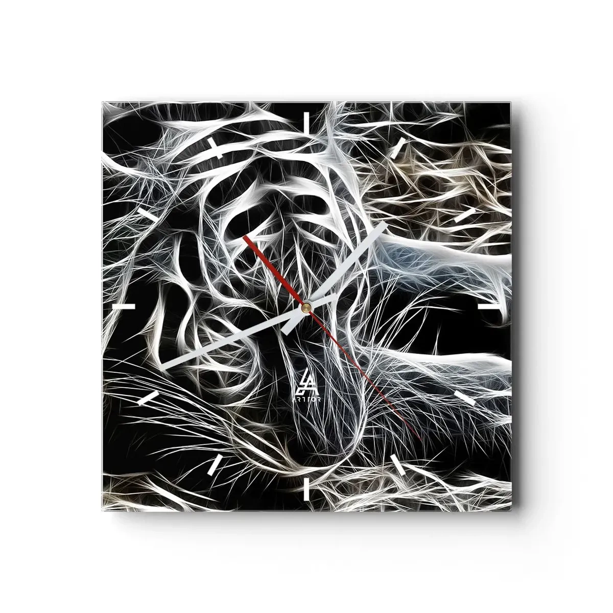 Falióra, Óra - Tanulmány a macska könnyedségéről - 40x40 cm