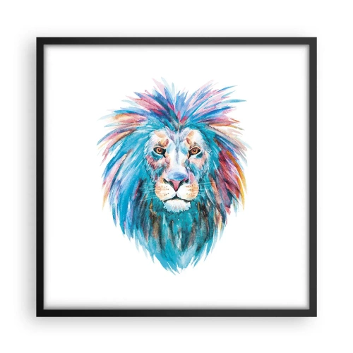 Poszter fehér keretben - Felvillanyozó aura - 50x50 cm