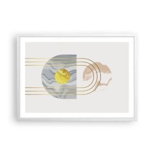 Poszter fekete keretben - Fényerő és ragyogás - 70x50 cm