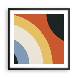 Poszter fehér keretben - Magam felé - 50x50 cm