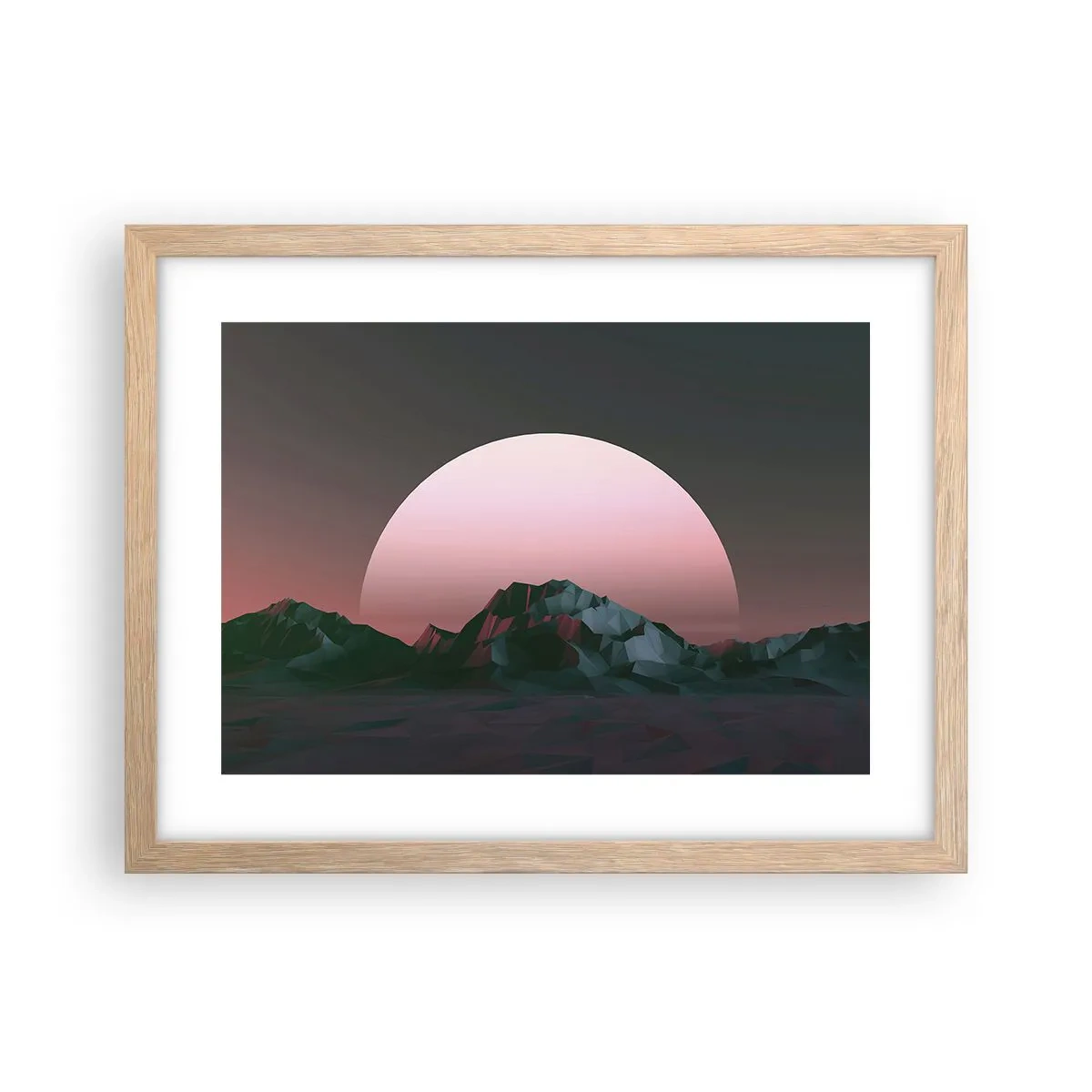 Poszter világos tölgy keretben - Egy szomszéd galaxisban - 40x30 cm