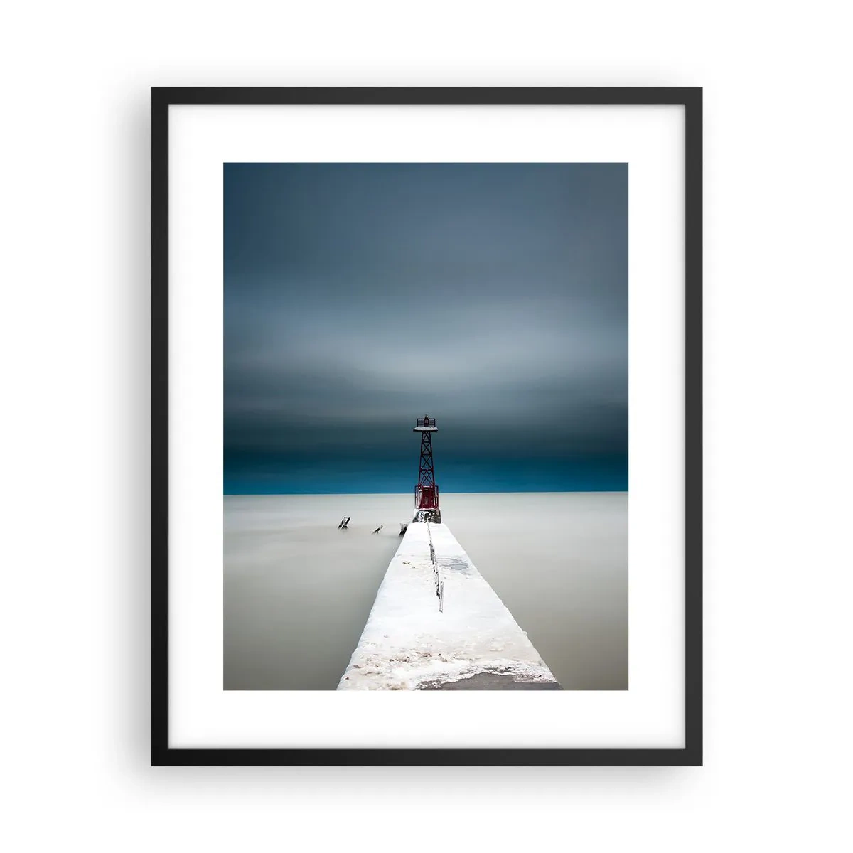 Poszter fehér keretben - A végtelenség irányába - 40x50 cm