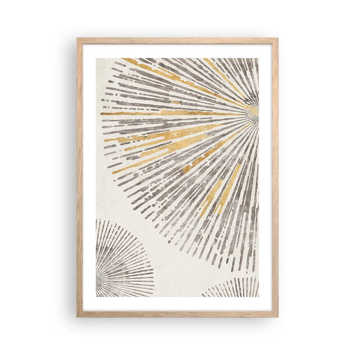Poszter világos tölgy keretben - A sugár szépsége - 50x70 cm