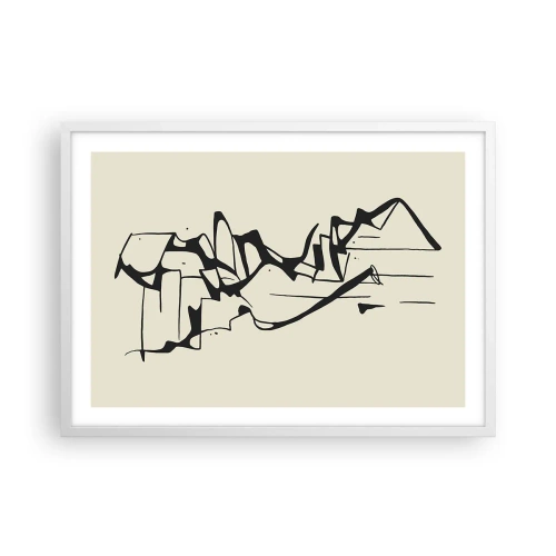 Poszter fekete keretben - Lehet egy táj - 70x50 cm