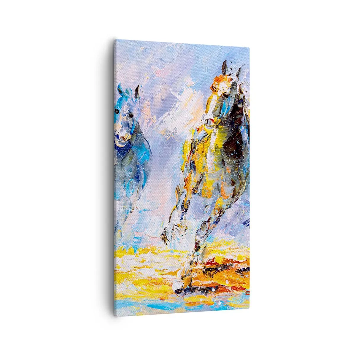 Vászonkép - Átvágtatva a vakító fényen - 55x100 cm