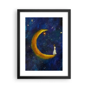 Poszter fehér keretben - A világ hívása - 30x40 cm