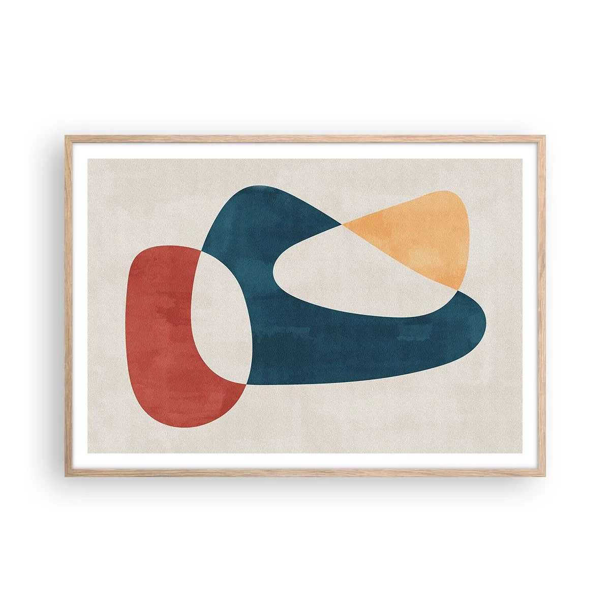 Poszter világos tölgy keretben - Befolyások és metamorfózisok - 100x70 cm