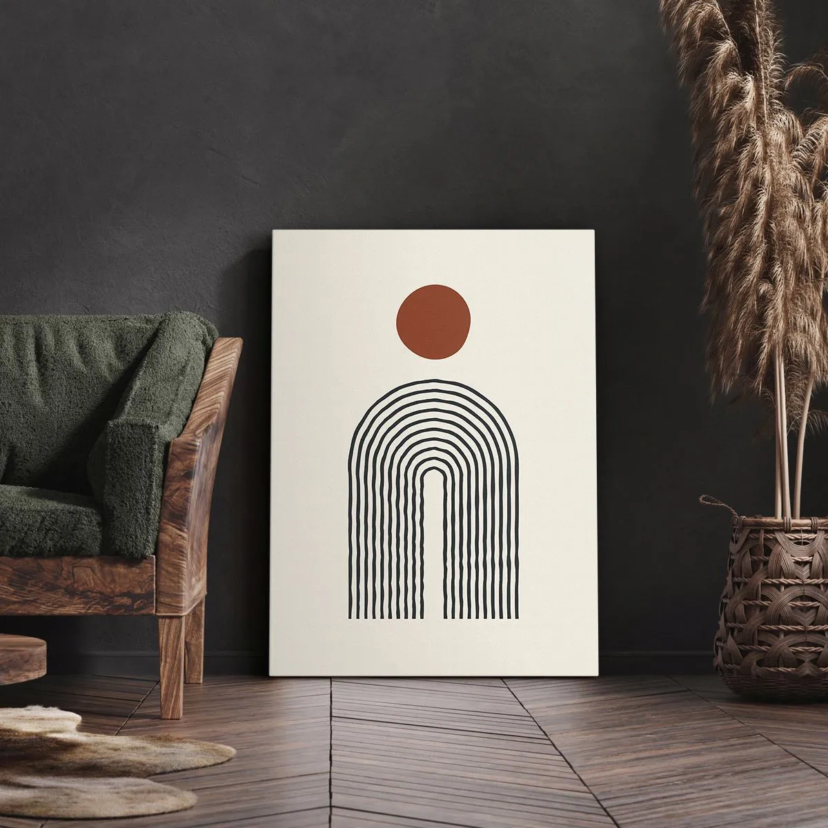 Vászonkép - Formák és színek vonzalma - 50x70 cm
