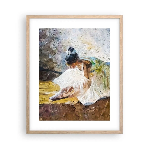 Poszter világos tölgy keretben - Degas festményéből - 40x50 cm