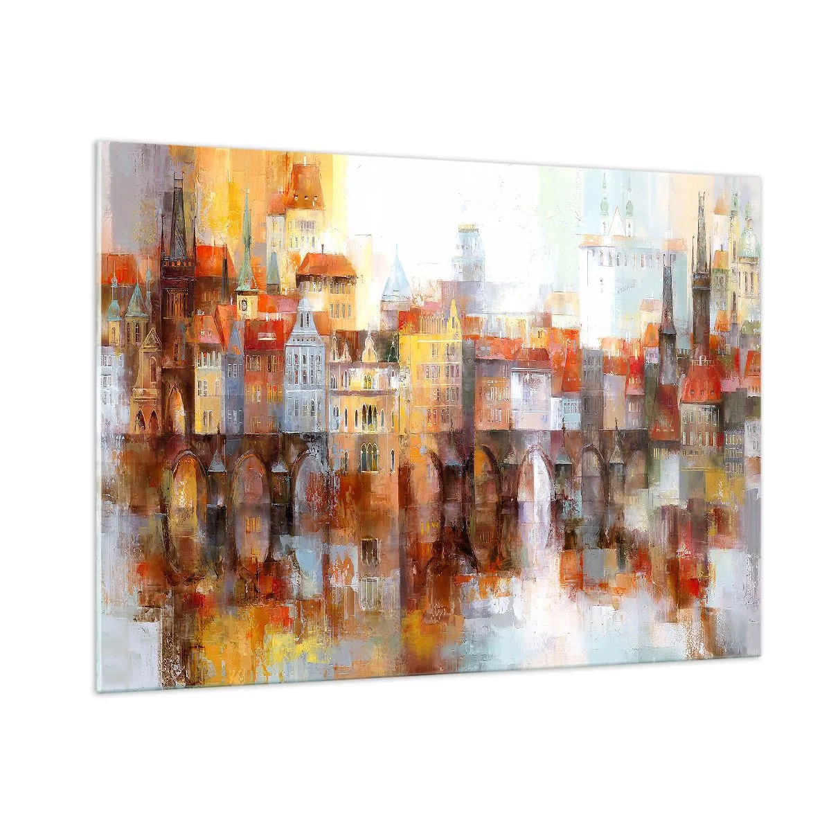 Üveg kép - A híd alatt is gyönyörű - 100x70 cm