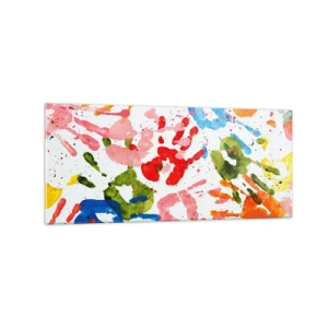 Üveg kép - Kövesd a nyomokat - 120x50 cm