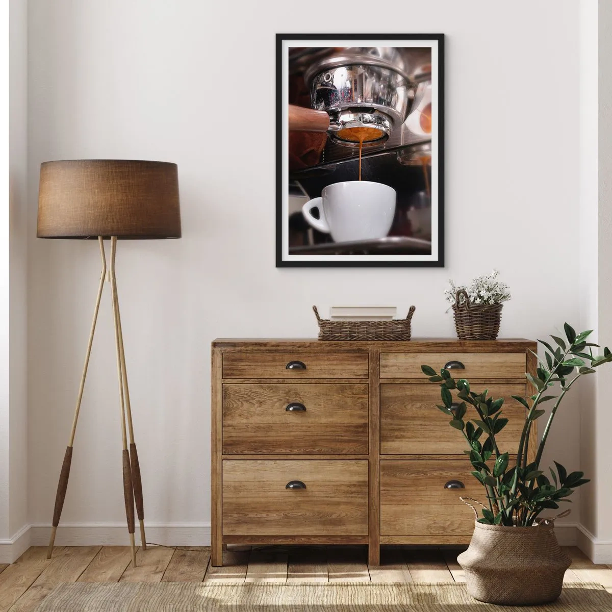 Poszter fehér keretben - A nap egy jó pillanata - 30x40 cm