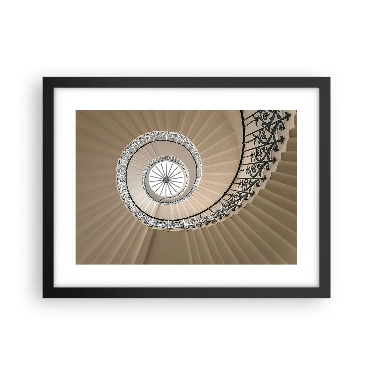 Poszter fehér keretben - Egy kagyló közepén - 40x30 cm